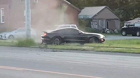 MUSTANG FAIL #cars #fail #crash #mustang #viral #car #ford #funny #foryou