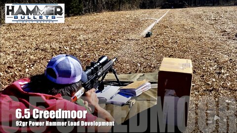 6.5 Creedmoor 92 Power Hammer Load Development