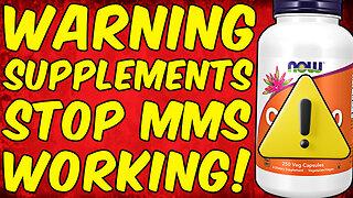 WARNING Do Not Take Supplements Whilst Taking MMS! (Miracle Mineral Solution)