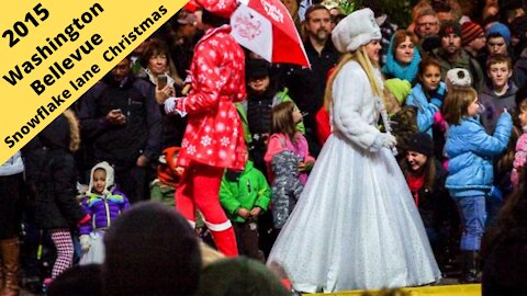 Bellevue Washington: Bellevue Square Snowflake Lane Christmas 2015