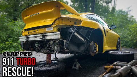 SAVING a Cheap High Mileage Porsche 911 Turbo From Becoming Scrap!