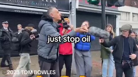 MAN'S HILARIOUS "JUST STOP OIL" RANT 🤣