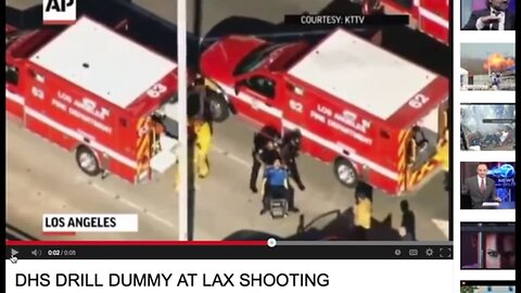 LAX SHOOTING DUMMY - CIAnCIA a New World Order Conspiracy Theorist - False Flag! - 2013