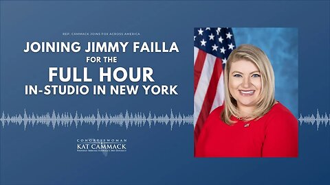 Rep. Cammack Joins Fox Across America With Jimmy Failla For FULL HOUR In-Studio In New York City