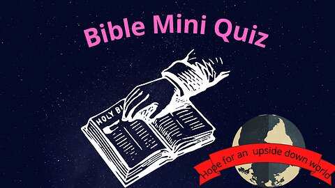 Bible Verse Mini Quiz 2 Peter1:4