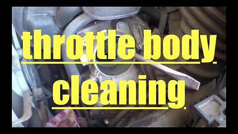 Simple FOLLOW clean throttle body Toyota Matrix Corolla √ Fix it Angel