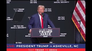 Trump Rally in North Carolina: President Trump in Asheville, NC