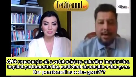 @ctarziu recunoaste la @adrianabahmuteanu6641 AUR a votat marirea salariilor bugetarilor