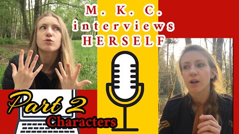 Part 2: M. K. Casperson Interviews Herself ~ Characters ~ Fantasy Novel: Keepers of Fire