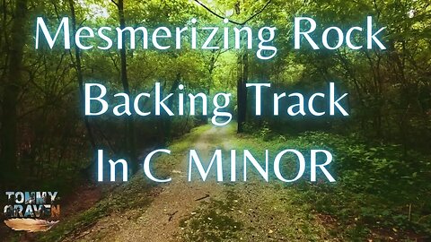 Mesmerizing Rock Backing Track in C Minor (licensing available)