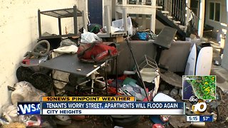 Tenants worry apartments will flood again