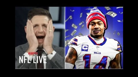 Dan Orlovsky GOES CRAZY Bills extending Stefon Diggs' contract making him one of highest-paid WRs