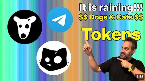 It is raining Dogs and Cats tokens on Telegram, make $100 in seconds