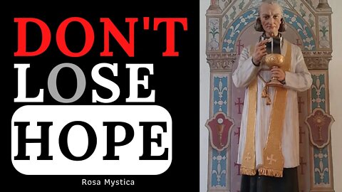 Don't lose hope by Saint John Vianney