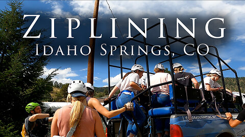 Ziplining in Idaho Springs, CO