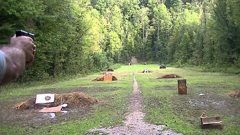 Glock 23 at 100 yards