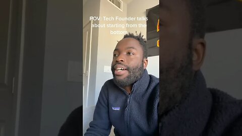 Tech Founder Talks About Starting From The Bottom tiktok naijanomad