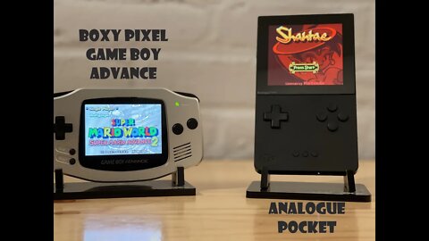 Boxy Pixel Game Boy Advance & Analogue Pocket