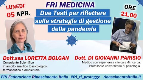 Le vittime dimenticate della sanità - Parisio Di Giovanni con Loretta Bolgan - FRI MEDICINA