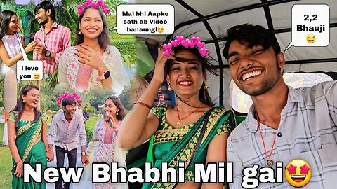 New Bhabhi ke Sath Girlfriend bhi mil gai aaj😅😜🤣 || Guddu Vlogs