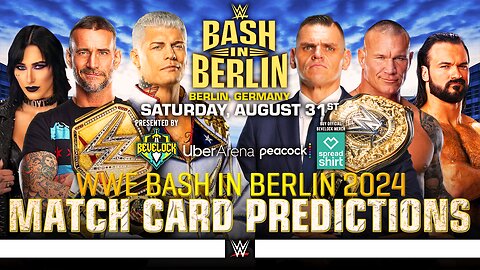 WWE Bash in Berlin 2024 - Match Card Predictions [v2]