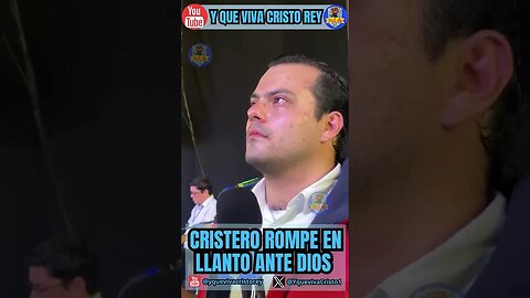 CRISTERO ROMPE EN LLANTO ANTE LA PRESENCIA DE DIOS ALTÍSIMO, NADIE PUEDE RESISTIR AL AMOR DE DIOS