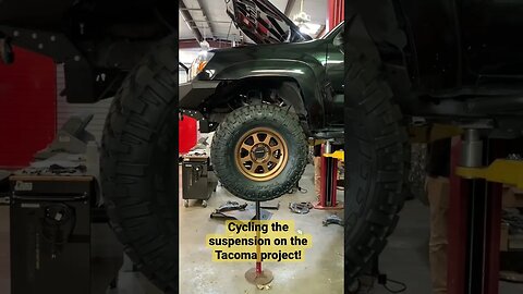 Cycling the Suspension on the Tacoma