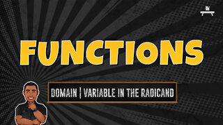 Functions | Finding the Domain with a Variable in the Radicand