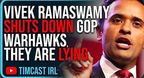 Vivek Ramaswamy SHUTS DOWN Ukraine War Narrative Says GOP Warhawks Are LYING To Americans