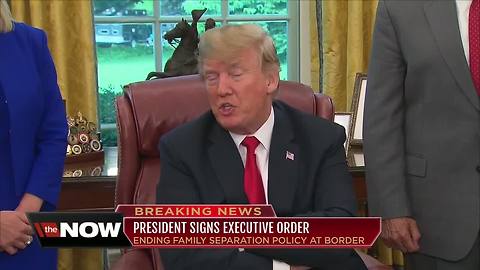 Trump signs executive order to keep families together at border