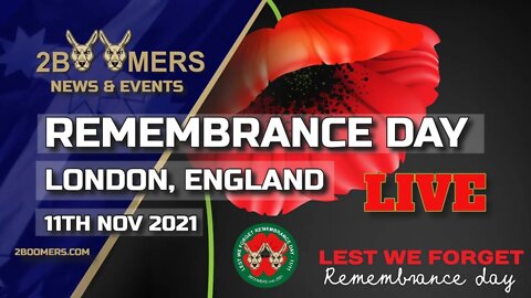 REMEMBRANCE DAY LONDON 2021 - LIVE