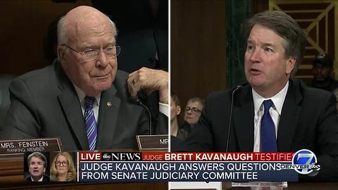 Testy exchange between Sen. Leahy and Brett Kavanaugh