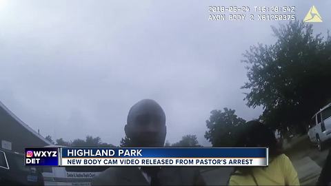 Body camera footage shows moments leading to controversial arrest of Detroit preacher