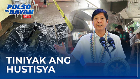 Pang. Marocs, tiniyak ang hustisya kaugnay ng pambobomba sa Marawi City