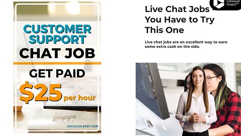 Live Chat Jobs You have to try this one