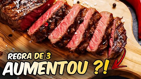 ( UTILIDADE PÚBLICA) QUAL O PERCENTUAL DE AUMENTO DA PICANHA ? REGRA DE TRÊS SIMPLES