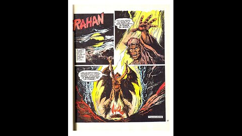 Rahan. Episode One hundred and Seven. By Roger Lecureux. The Vampire Men. A Puke (TM) Comic.