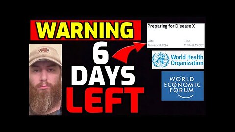 URGENT WARNING ⚠️ ONLY 6 DAYS LEFT UNTIL IT STARTS!! - PREPARE NOW!! ( prep for shtf wrol )