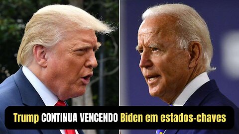 Trump lidera Biden em 7 estados pêndulos Desespero dos democratas