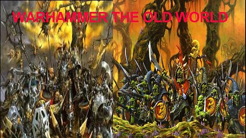 WARHAMMER THE OLD WORLD NIGHT GOBLINS VS WARRIORS OF CHAOS