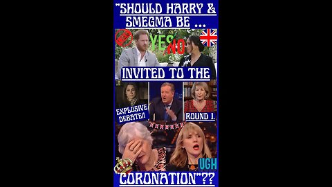 🔎 “SHOULD PRINCE HARRY & MEGHAN BE INVITED TO THE CORONATION”?? EXPLOSIVE DEBATE!! ROUND 1. #shorts