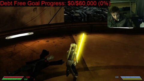 Ahsoka Tano VS Darth Plagueis In A Battle With Live Commentary In Star Wars Jedi Knight Jedi Academy