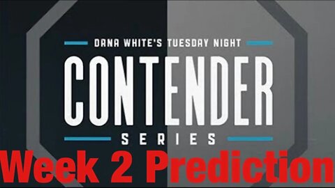 DWCS 2022 Week 2 Full Card Prediction