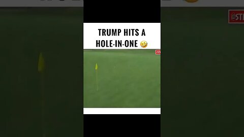 Trump Hole-In-One #fjb #trump #maga #makeamericathinkagain #donaldtrump #memes #lgbfjb #lgbfjb