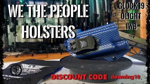 We The People Holsters - Olight/GLock19/IWB/Blue Carbon Fiber