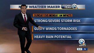 Saturday 11pm weathercast