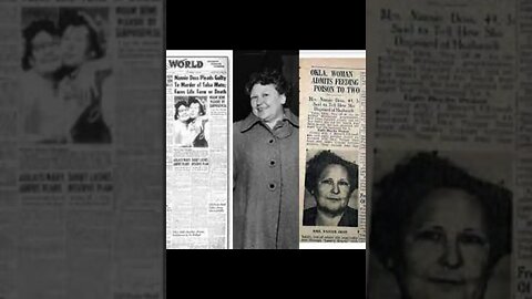 Nannie Doss : The giggling granny #truecrime #serialkiller #nanniedoss #shorts #shortsvideo