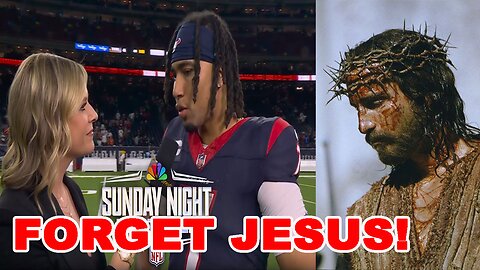 NBC DESTROYED for DELETING CJ Stroud thanking Jesus after Texans playoff win in postgame interview!