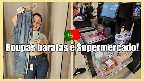 Vlog de compras em Portugal | Vem passar um dia com a gente vivendo em Portugal.