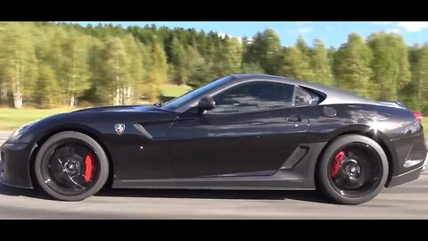 Ferrari 599 GTO EPIC V12 SOUND TROLLING of Lamborghini, Ferrari and MORE! 50 fps.